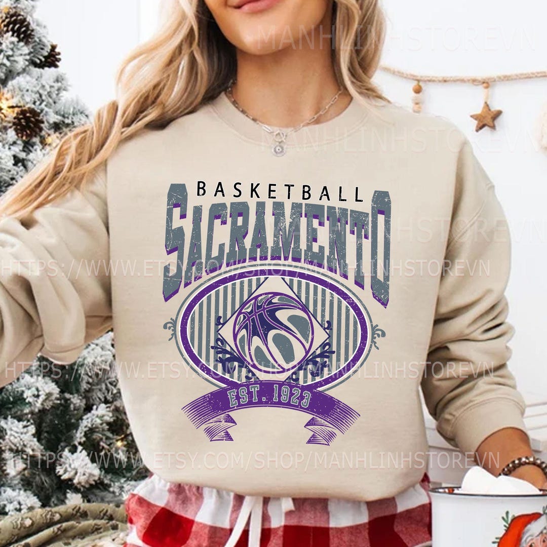 Personalized Sacramento Basketball Sweatshirt Sacramento Hoodie