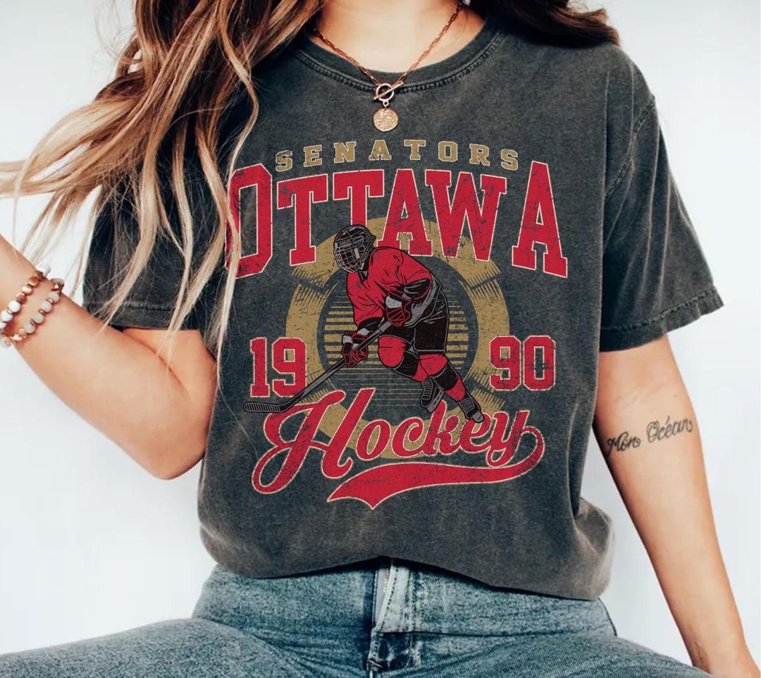 Senator Ritrow Comfort Colors®ottawa Senator T-shirt, Vintage Ottawa Senator T-shirt ...