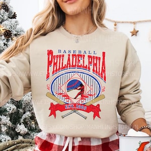 Personalized Philadelphia Baseball Sweatshirt , Philadelphia Hoodie, Philadelphia baseball T-shirt, Custom Baseball Shirt, Baseball Shirt
