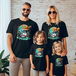 Baseball Dripping Ice Cream with Sprinkles Family T-Shirt, Boys Dripping Ice Cream American Flag, Ice Cream American MK8