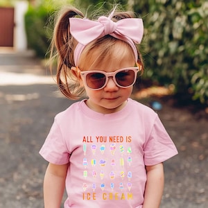 All You Need Is Ice Cream - Ice Cream Lover Gelato Family T-Shirt,Ice Cream T-Shirt, Women&#39;s Summer TShirt,Summer T-Shirt,Ice Cream Gift