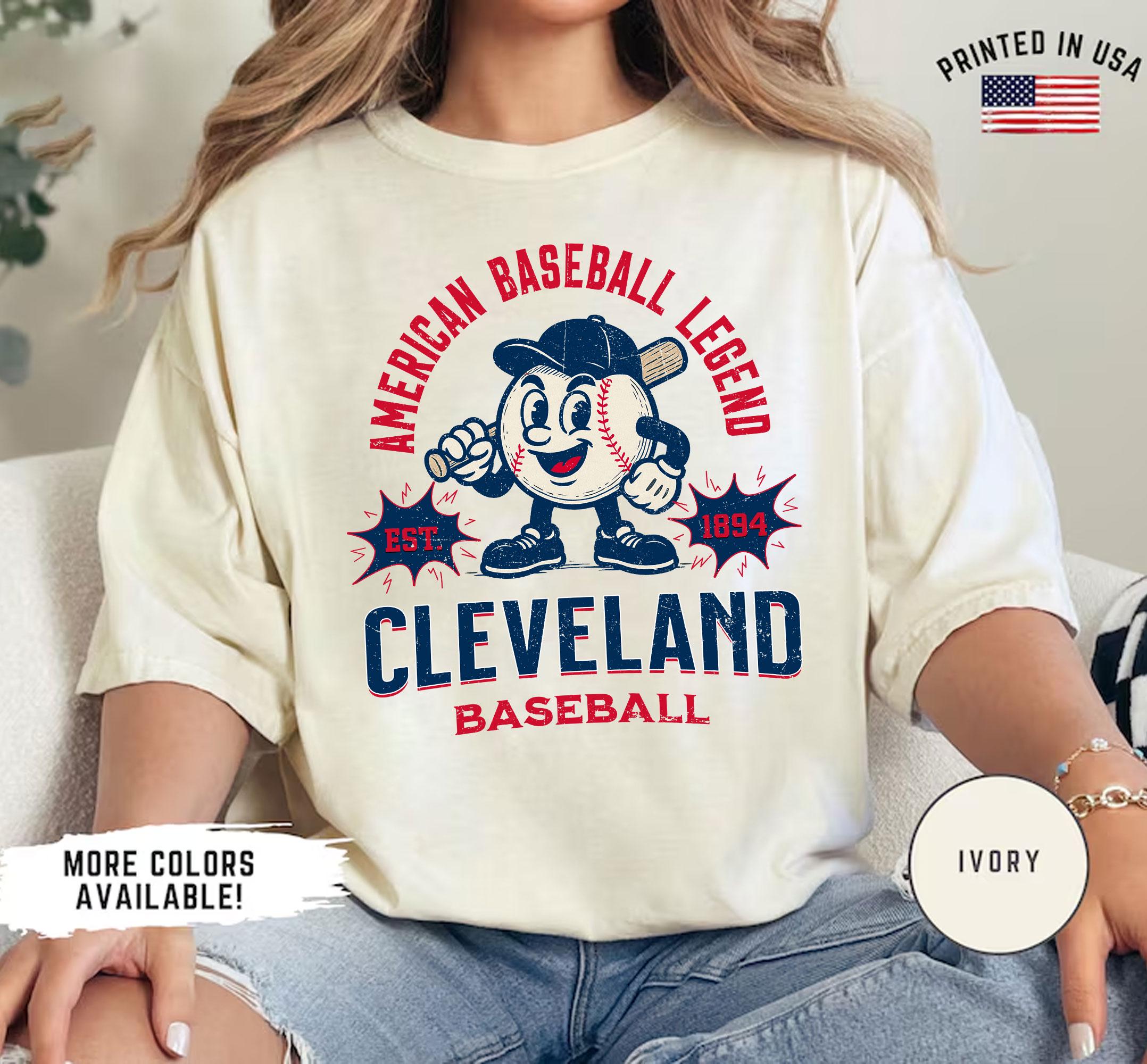 Comfort Colors Cleveland Baseball T-Shirt,Retro Cleveland Baseball Shirt,Cleveland Game Day Shirt,Cleveland Sports Apparel,Gift fan T-shirt