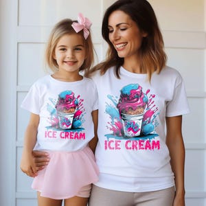 Slick Ice Cream Adventure Family T-Shirt - Summer T Shirt - Vacation tee - Girls T-Shirt - Boys T-Shirt - Ice Cream Lover - Kid&#39;s Tee NEW