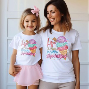 Life Is Better With Sprinkles Sweet Ice Cream Lover Funny Family T-Shirt, Ice Cream Lovers T-Shirt,Summer Shirt, Cute Ice Cream Shirt
