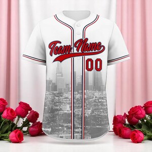 Personalized Team Name And Number Baseball Jersey, Custom Team Name Number Baseball Jersey, Baseball Jersey Uniform For Baseball Fans Lovers