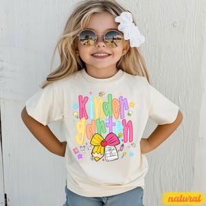 Kindergarten shirt, Girls Back To School tShirt, Coquette Bow Shirt, Trendy Back To School Shirt For Girls, First Grade Shirt MJ8