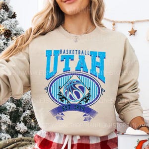 Personalizowana bluza Utah Basketball, bluza z kapturem Utah, koszulka Utah Basketball, spersonalizowana koszulka do koszykówki, koszulka do koszykówki