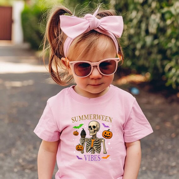 Cute Summerween Vibes Skeleton Ice Cream Summer Vacation Family T