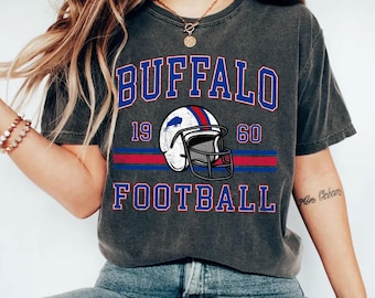 Comfort Colors® Vintage Style T-Shirt, Buffalo Bill T-Shirt, Bill T-Shirt, Bills Football T-Shirt, Buffalo New York, Buffalo Fan Gift