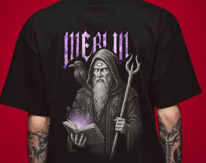 100% Cotton Gothic British Mythology Wizard T-Shirt, Hoodie, Sweatshirt, Unisex All Colors S-3XL