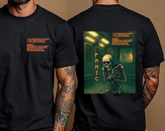 Panic Attack Horror T-Shirt, Hoodie, Sweatshirt, Long Sleeve – Gothic Glitchcore Streetwear Mental Health Vaporwave Cyberpunk Art