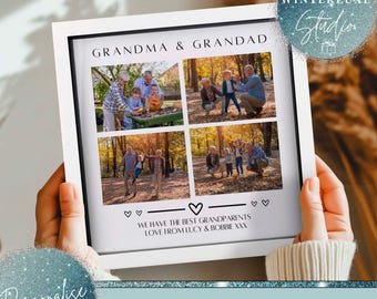 Personalised Nanny frame. Custom Grandma gift. Nana birthday present. Nanny christmas gift