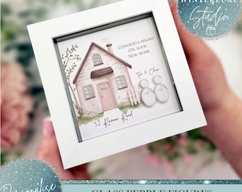 Cadeau personnalisé pour la première maison, premier cadeau pour la maison, cadre pour la nouvelle maison, cadre pour la première maison.