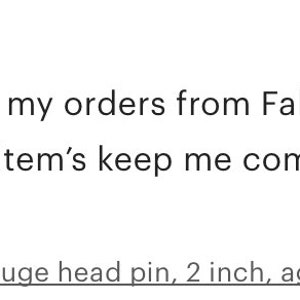 May include: Five star review for Fallen Angel Brass. The review states "I'm always happy with my orders from Fallen Angel Brass! The variety and quality of item's keep me coming back! Quick ship too." The reviewer purchased a thin 24 gauge head pin, 2 inch, aged...