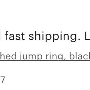Puede incluir: Cinco estrellas para un anillo de salto de lat&oacute;n antiguo negro. La rese&ntilde;a dice "Excelente servicio al cliente y env&iacute;o r&aacute;pido. Me encanta el aspecto antiguo negro!" y menciona que el art&iacute;culo comprado es un "Anillo de salto grabado resistente de 16 mm, lat&oacute;n antiguo negro (6 anillos)". La rese&ntilde;a es de Debra Banner y se public&oacute; el 7 de abril de 2017.