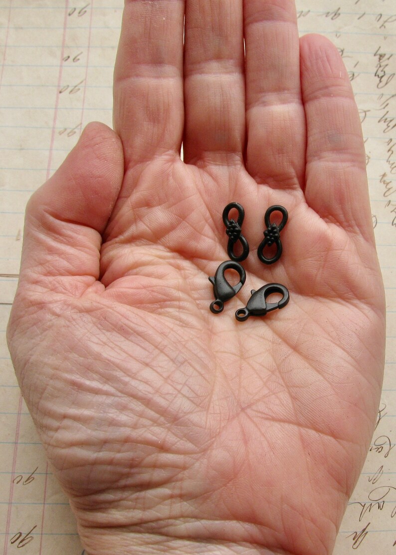 Decorative Hook and Eye Set 16mm Infinity Link 15mm Lobster Etsy
