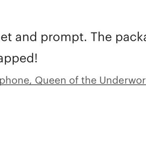 May include: Black earrings with a cluster of small black beads. The earrings are on a hand, and the caption reads "Persephone, Queen of the Underworld - b..."