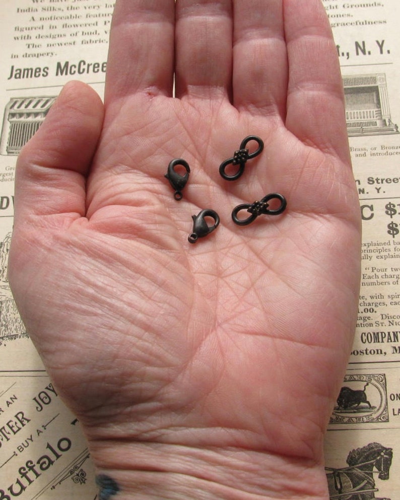 Decorative Hook and Eye Set 16mm Infinity Link 12mm Lobster Etsy