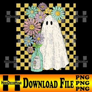 Halloween Fall Ghost Png, Girly Pumpkin Png, Boho Floral Fall Png, Halloween Png, Autumn Vibes Png, Spooky Season Png, Trending png.