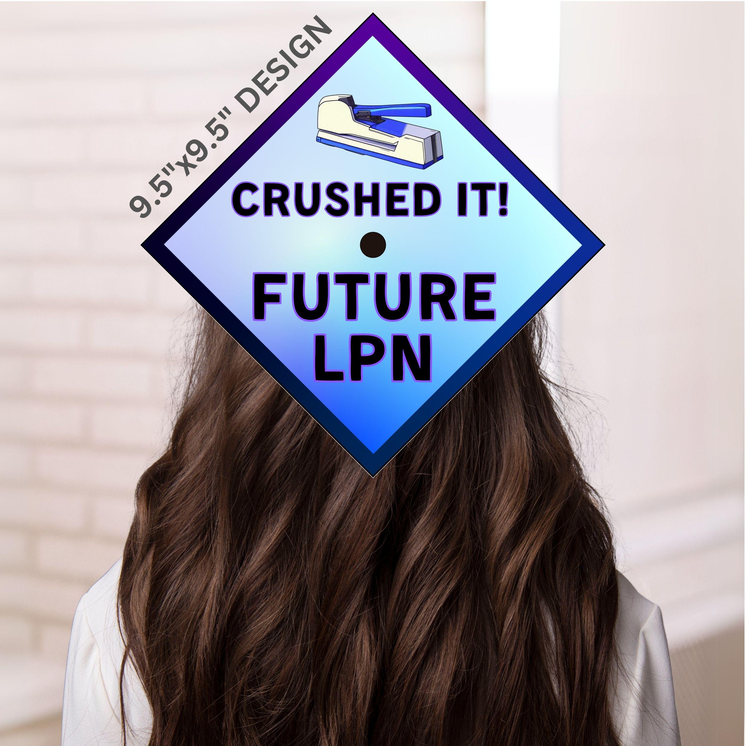 Printable Graduation Cap Topper, DIY Nurse Graduation Cap Decoration ...