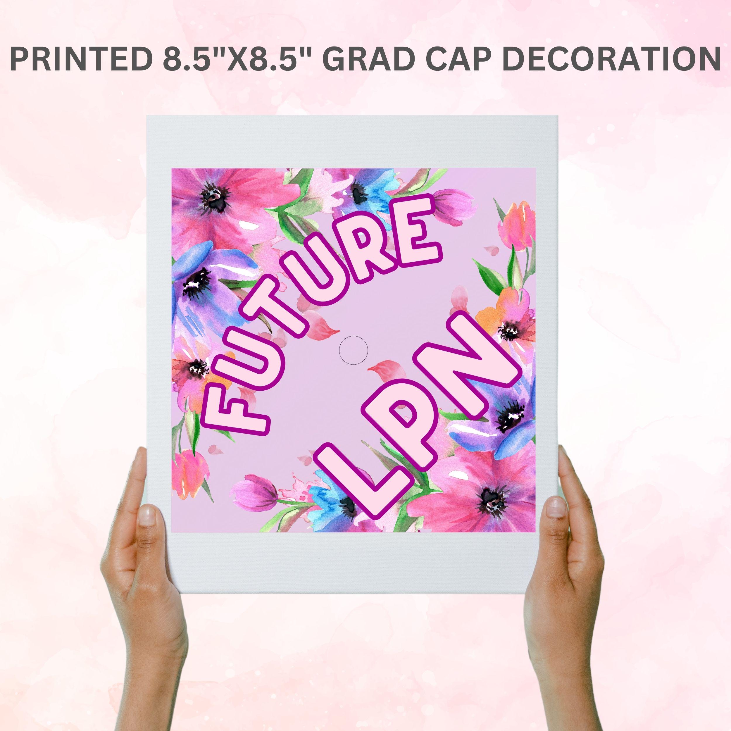 Printable Graduation Cap Topper, DIY Nurse Graduation Cap Decoration ...