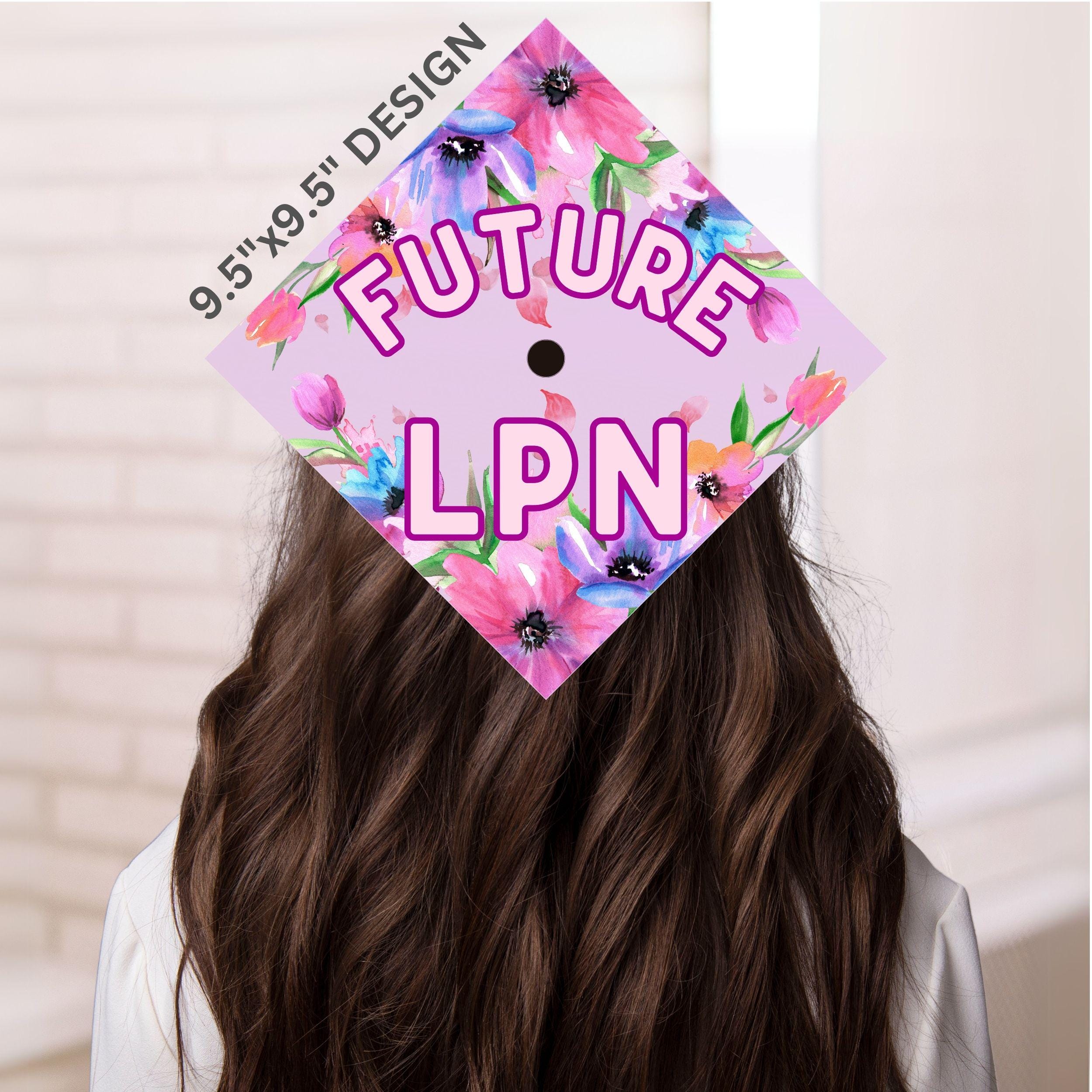 Printable Graduation Cap Topper, DIY Nurse Graduation Cap Decoration ...