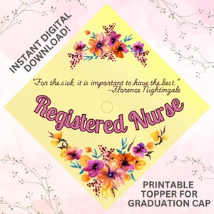 Abschlusskappen Topper, DIY Krankenschwester Abschlusskappe Dekoration, Krankenschwester Abschlussfeier, RN Abschlussfeier, RN graduierte Kappe Topper, Krankenschwester