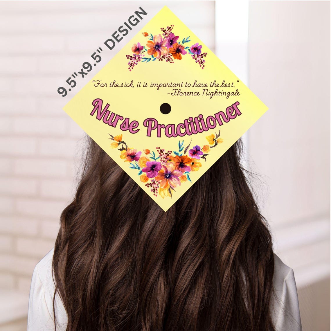 Printable Graduation Cap Topper, Nurse Practitioner Graduation Cap ...