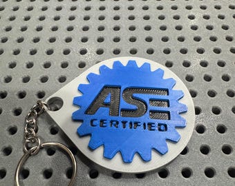 ASE Certified key chain