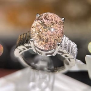 Phantom Quartz Silver Ring