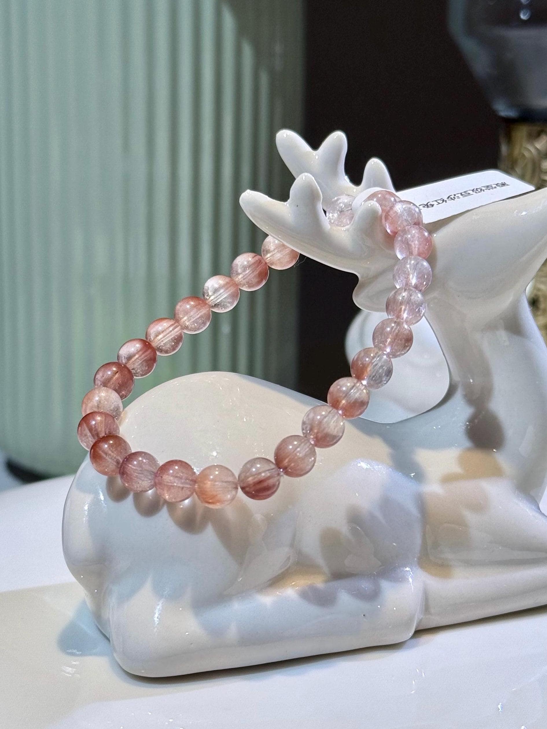 Pink rutile rabbit hair - Etsy 日本
