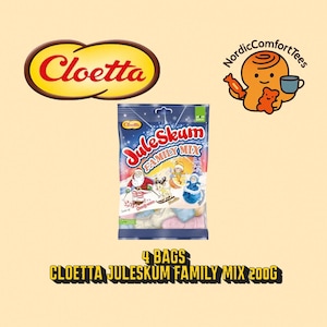 4 x Juleskum Family Mix 200g – Swedish Christmas marshmallow mix