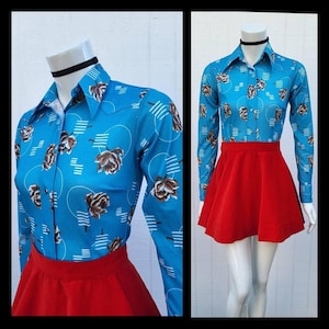 1970s Woman&#39;s HBarC Western Shirt