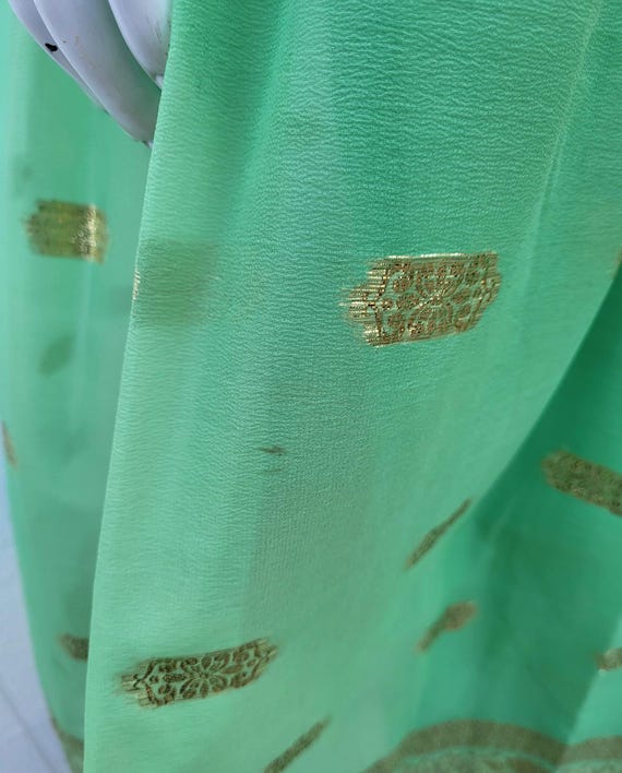 Ocean Silk Maxi Dress Green