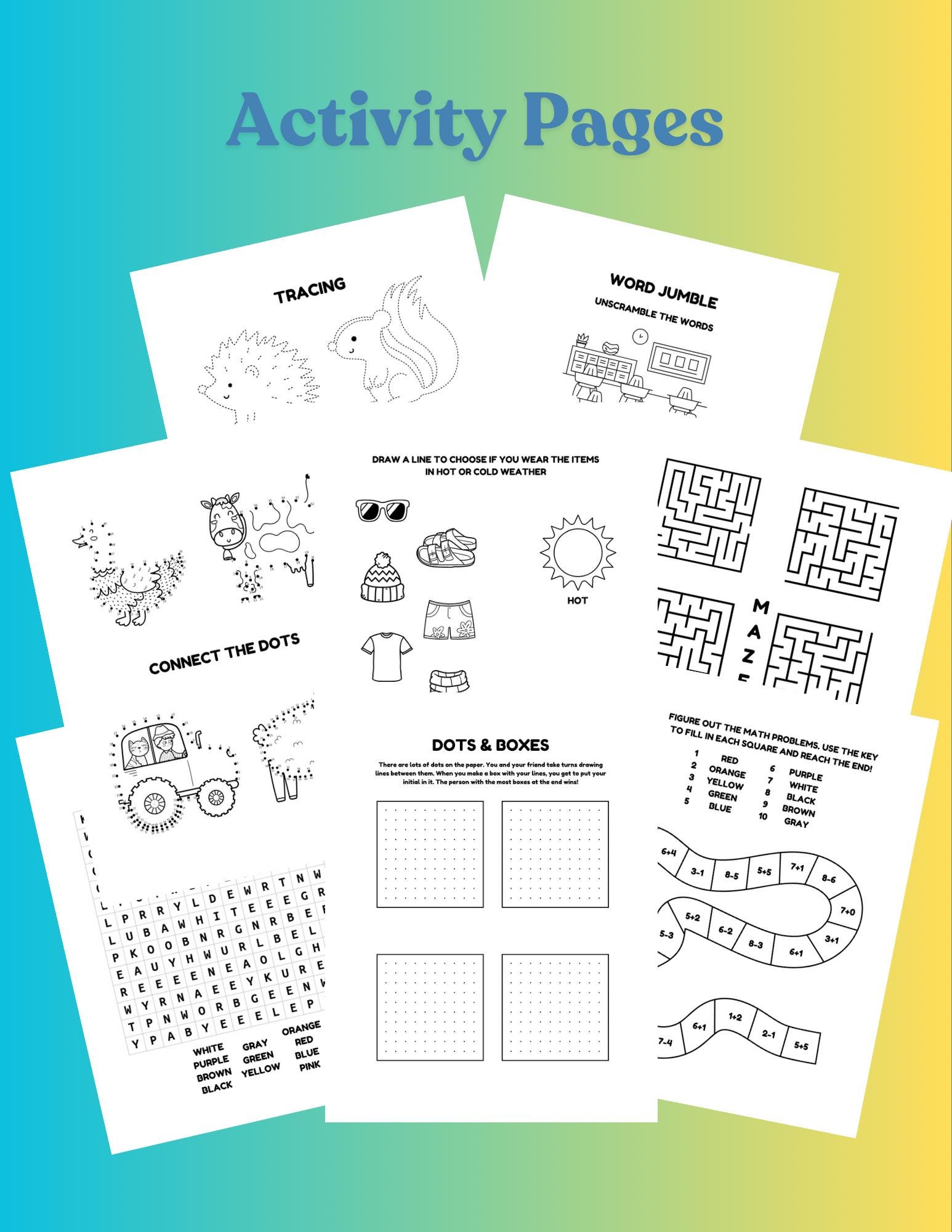 children-s-coloring-and-activity-pages-etsy