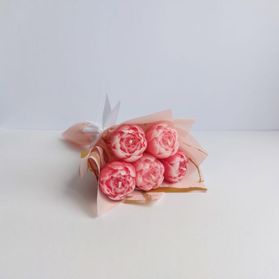Bouquet de bougies - Bougies fleuries - Bouquet de bougies - Fabriqué à 100 % en cire d'abeille - Bougies fleuries - Bougies artisanales - Bougies - Etsy France