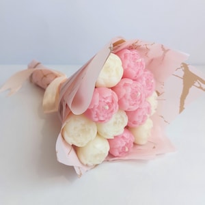 Candle bouquet - Flower candles - Candle bouquet - Made from 100% beeswax - Flower candle - Handmade candles