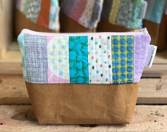 patchwork necessities pouch