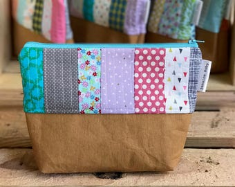 patchwork necessities pouch