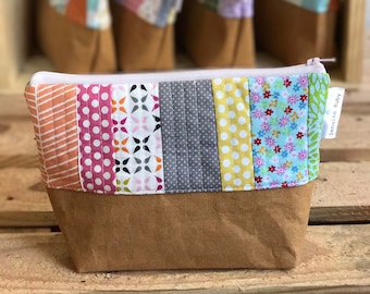 patchwork necessities pouch