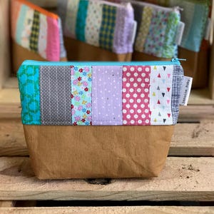patchwork necessities pouch