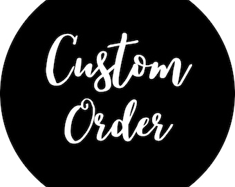 Pedido personalizado: 1 juego de fundas para sillas