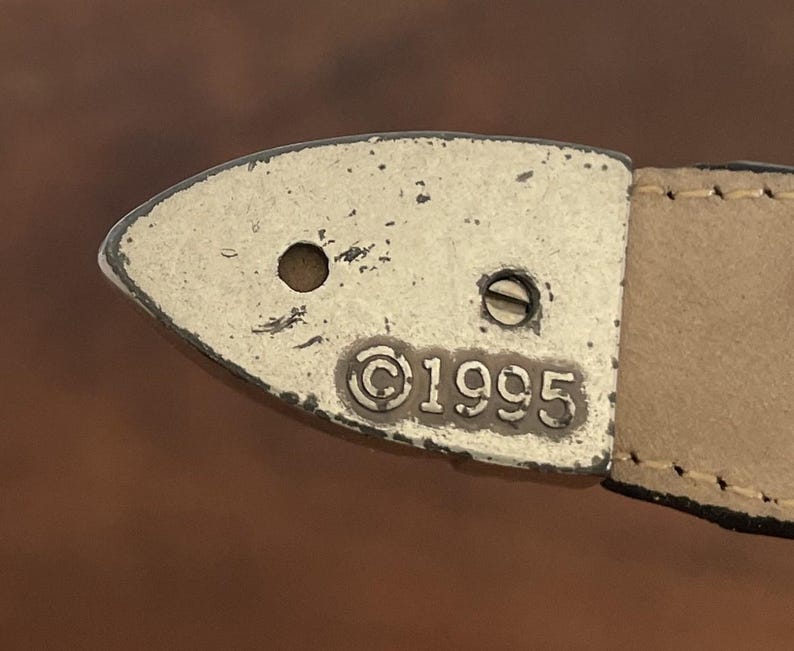 Vintage Brighton Leather Belt, made in USA immagine 7