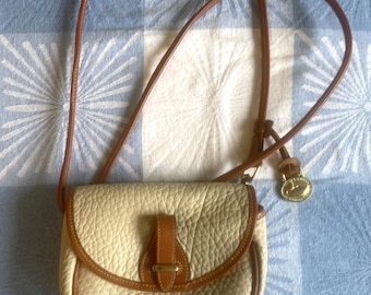 Dooney and Bourke Crossbody Bag Pebbled Leather Made in USA