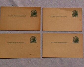 Uncanceled one cent USPS Postcards