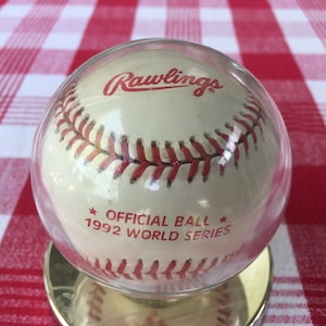 Rawlings Official 1992 World Series Baseball