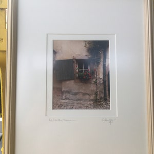 Alan Klug signed Color Art Photograph, Framed French Photograph