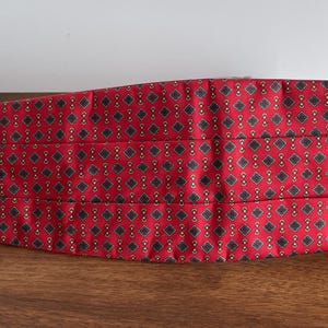 Vintage Silk Cummerbund, made in USA