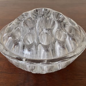 Large Glass Flower Frog, Flower Holder