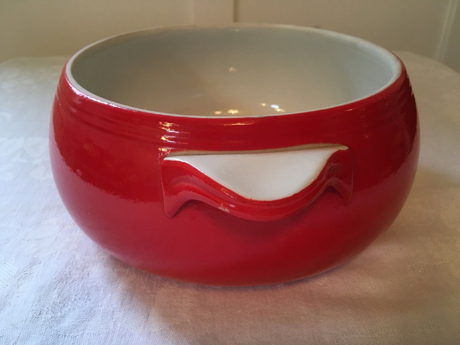Vintage Hall Casserole Dish in Brilliant Red made in the USA Etsy